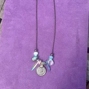 Artist created boho necklace.